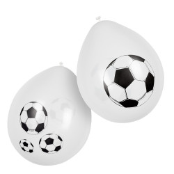 Latexové balónky 6 ks motiv fotbal